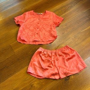 90s Vintage Victoria Secret Satin PJS Set
